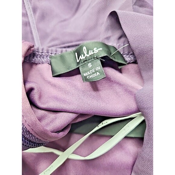 NWT Lulus Forevermore Dusty Purple Halter Sleeveless Skater Dress Small - Picture 7 of 8
